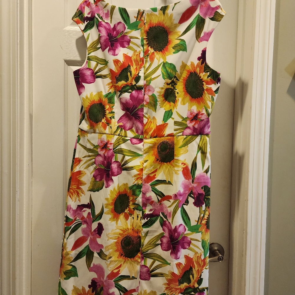 Dressbarn Multicolor Floral Dress